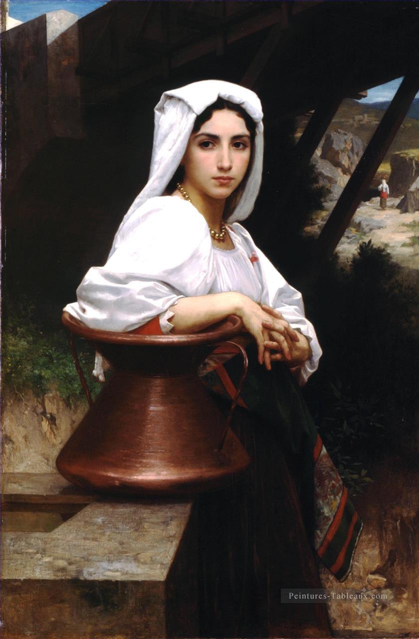 Jeune femme de leau réalisme William Adolphe Bouguereau Peintures à l'huile